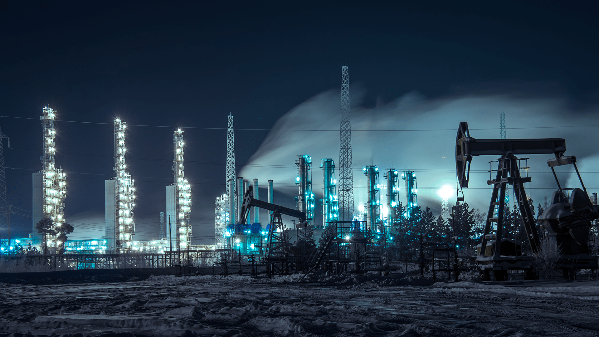 Independent Downhole Solutions Winter Oilfield Alberta